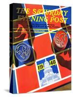 "Election Checkerboard," Saturday Evening Post Cover, September 14, 1940-John Hyde Phillips-Stretched Canvas