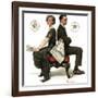 "Election Debate", October 9,1920-Norman Rockwell-Framed Giclee Print