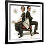 "Election Debate", October 9,1920-Norman Rockwell-Framed Giclee Print