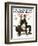 "Election Debate" Saturday Evening Post Cover, October 9,1920-Norman Rockwell-Framed Giclee Print