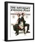 "Election Debate" Saturday Evening Post Cover, October 9,1920-Norman Rockwell-Framed Giclee Print