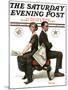 "Election Debate" Saturday Evening Post Cover, October 9,1920-Norman Rockwell-Mounted Giclee Print