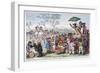 Election Fair, Copenhagen Fields, London, 1795-James Gillray-Framed Giclee Print