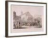 Election in Covent Garden, London, 1818-Rudolph Ackermann-Framed Giclee Print