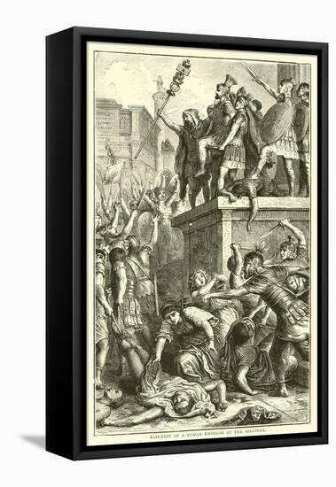 Election of a Roman Emperor by the Soldiery-null-Framed Stretched Canvas