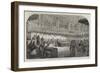 Election of Pope, Conclave of Cardinals Voting in the Sistine Chapel-null-Framed Giclee Print