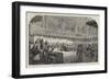 Election of Pope, Conclave of Cardinals Voting in the Sistine Chapel-null-Framed Giclee Print