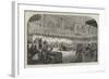 Election of Pope, Conclave of Cardinals Voting in the Sistine Chapel-null-Framed Giclee Print