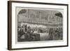 Election of Pope, Conclave of Cardinals Voting in the Sistine Chapel-null-Framed Giclee Print