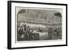 Election of Pope, Conclave of Cardinals Voting in the Sistine Chapel-null-Framed Giclee Print