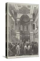 Election of Rabbi, at the Synagogue, Great St Helen's-null-Stretched Canvas