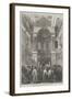 Election of Rabbi, at the Synagogue, Great St Helen's-null-Framed Giclee Print