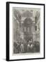 Election of Rabbi, at the Synagogue, Great St Helen's-null-Framed Giclee Print