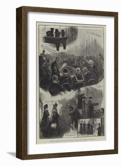 Election of Representative Peers for Scotland, at Holyrood Palace, Edinburgh-William Bazett Murray-Framed Giclee Print