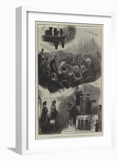 Election of Representative Peers for Scotland, at Holyrood Palace, Edinburgh-William Bazett Murray-Framed Giclee Print