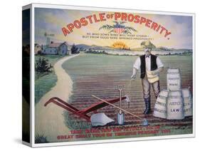 Election Poster Depicting Theodore Roosevelt as the 'Apostle of Prosperity', 1903-American School-Stretched Canvas