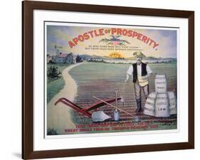 Election Poster Depicting Theodore Roosevelt as the 'Apostle of Prosperity', 1903-American School-Framed Giclee Print
