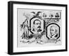 Election Poster for Grover Cleveland-null-Framed Giclee Print