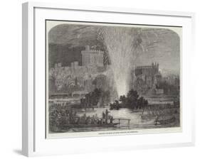 Election Saturday at Eton, Regatta and Fireworks-null-Framed Giclee Print