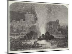 Election Saturday at Eton, Regatta and Fireworks-null-Mounted Giclee Print