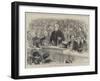 Election Sketches, Mr John Bright at Birmingham-null-Framed Giclee Print
