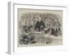 Election Sketches, Mr John Bright at Birmingham-null-Framed Giclee Print