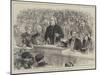 Election Sketches, Mr John Bright at Birmingham-null-Mounted Giclee Print