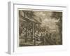 Election the Polling-William Hogarth-Framed Art Print