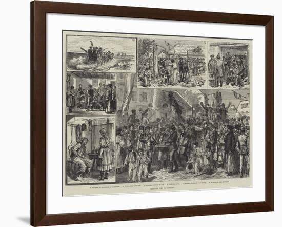 Election Time in Hungary-null-Framed Giclee Print