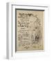 Elections législatives-Adolphe Leon Willette-Framed Premium Giclee Print