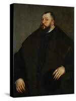 Elector Johann Friedrich of Saxony (1503-1554), 1550-1551-Titian (Tiziano Vecelli)-Stretched Canvas