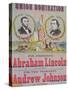 Electoral Campaign Poster for the Union Nomination with Abraham Lincoln Running for President-null-Stretched Canvas