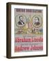 Electoral Campaign Poster for the Union Nomination with Abraham Lincoln Running for President-null-Framed Giclee Print