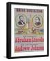 Electoral Campaign Poster for the Union Nomination with Abraham Lincoln Running for President-null-Framed Giclee Print