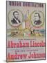 Electoral Campaign Poster for the Union Nomination with Abraham Lincoln Running for President-null-Mounted Giclee Print