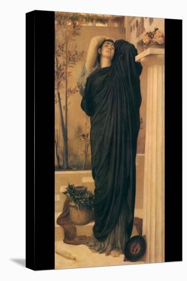Electra at the Tomb of Agamemnon-Frederick Leighton-Stretched Canvas