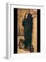 Electra at the Tomb of Agamemnon-Frederick Leighton-Framed Art Print