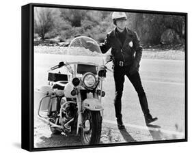 Electra Glide in Blue-null-Framed Stretched Canvas