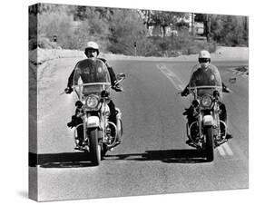 Electra Glide in Blue-null-Stretched Canvas