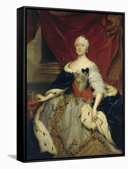 Electress Maria Antonia, Wife of Friedrich Christian, 1751-Anton Raphael Mengs-Framed Stretched Canvas