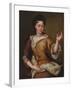 Electress Therese Kunigunde of Bavaria, End of 17Th Century (Oil on Canvas)-Martin Maingaud-Framed Giclee Print