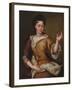 Electress Therese Kunigunde of Bavaria, End of 17Th Century (Oil on Canvas)-Martin Maingaud-Framed Giclee Print