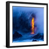 Electric Blue-Miles Morgan-Framed Photographic Print