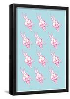 Electric BRRR Cone Pattern-null-Framed Poster