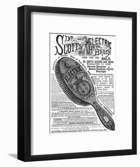 Electric Brush-null-Framed Art Print