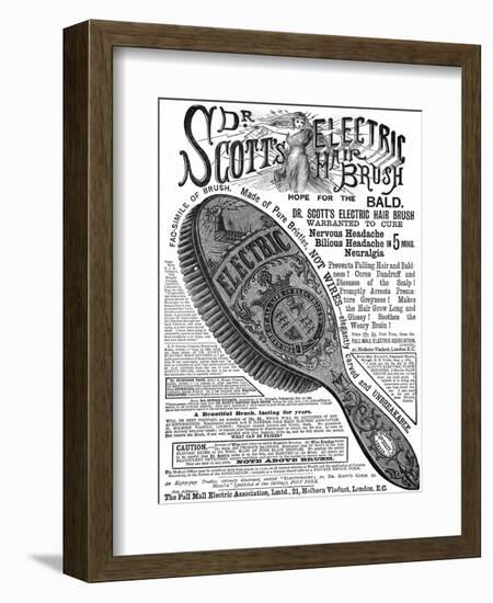 Electric Brush-null-Framed Art Print