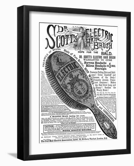 Electric Brush-null-Framed Art Print