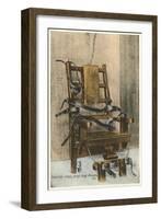 Electric Chair, Sing Sing, New York-null-Framed Art Print