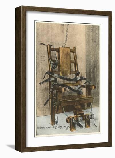 Electric Chair, Sing Sing, New York-null-Framed Art Print