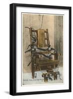 Electric Chair, Sing Sing, New York-null-Framed Art Print